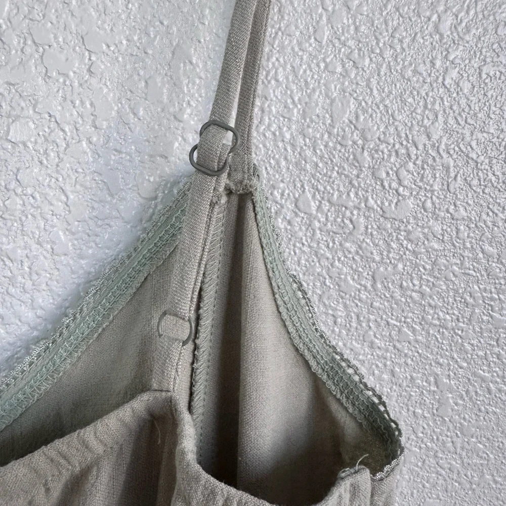 Altar'd State Sage Green Midi Cutout Dress - Picture 8 of 10